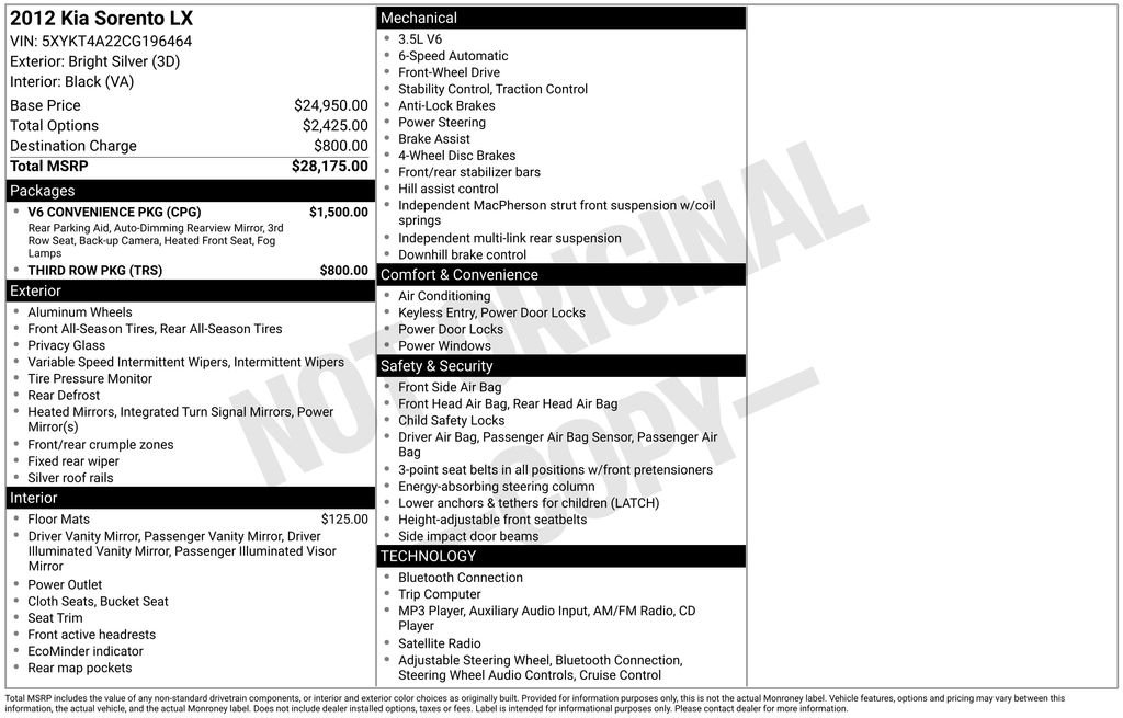 Used 2012 Silver Kia LX image 6