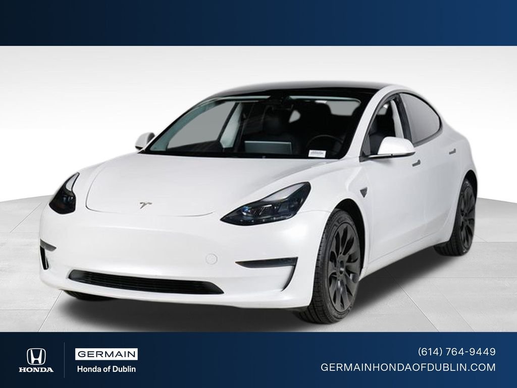 Used 2023 Pearl White Multi-Coat Tesla Base image 1