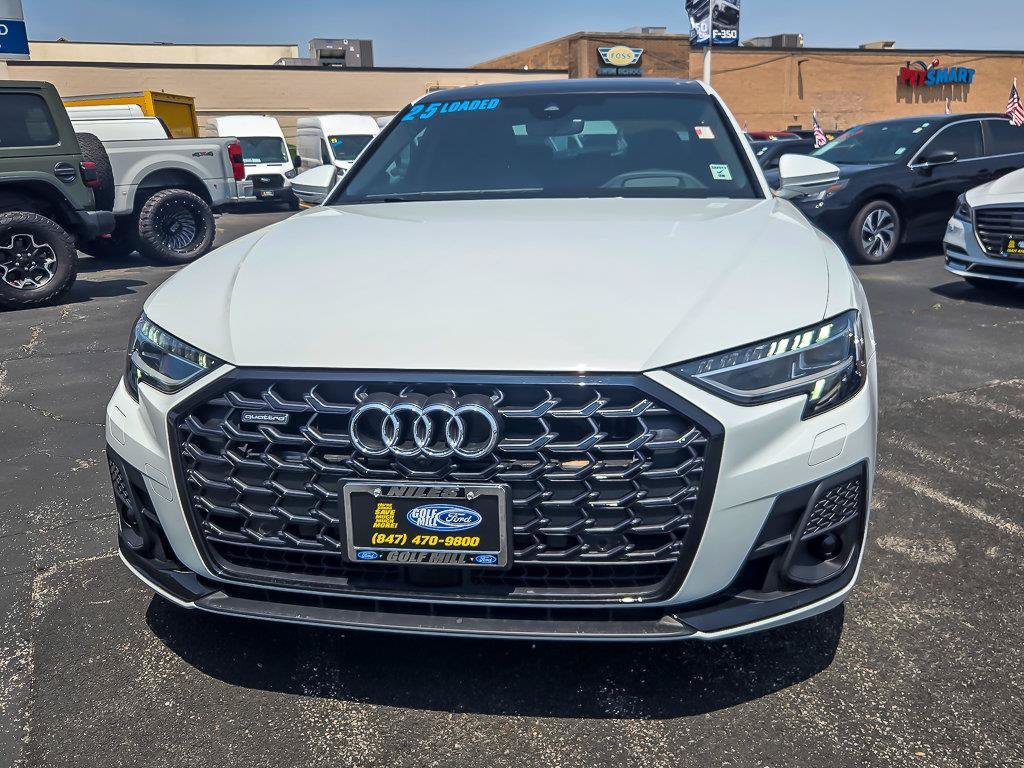 Used 2025 Glacier White Metallic Audi L 55 image 5