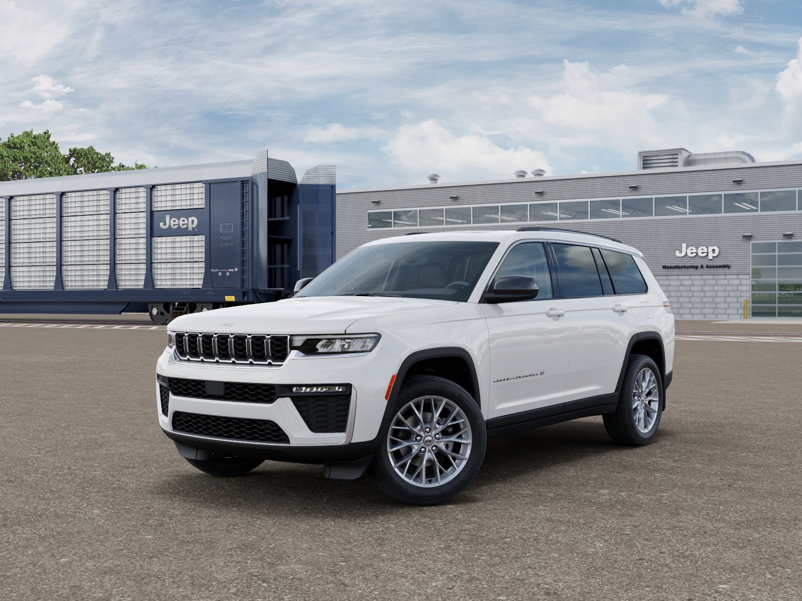 New 2027 Bright White Clear-Coat Paint Jeep Limited image 1