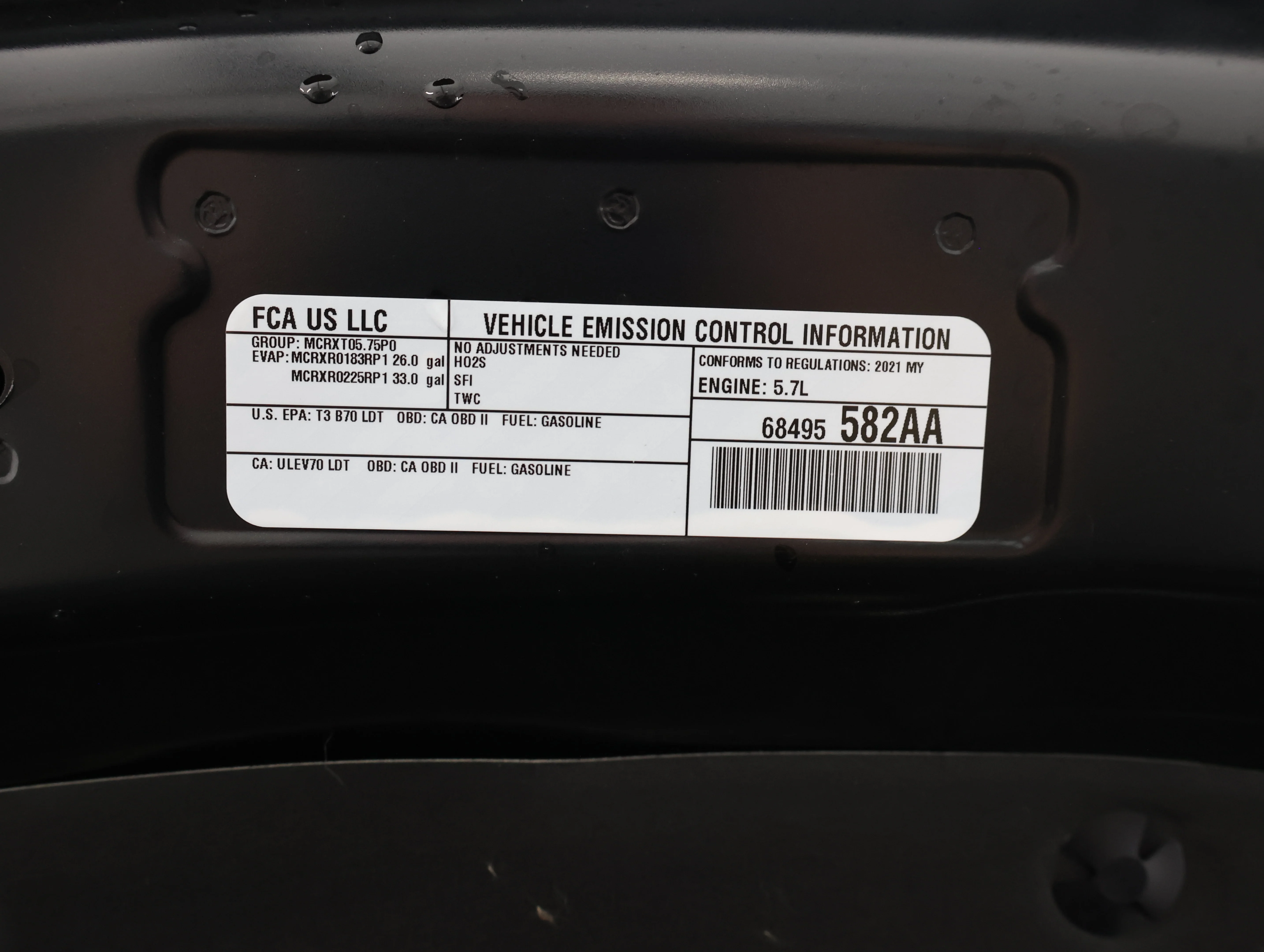 Used 2021 Diamond Black Crystal Pearlcoat Ram Laramie image 21