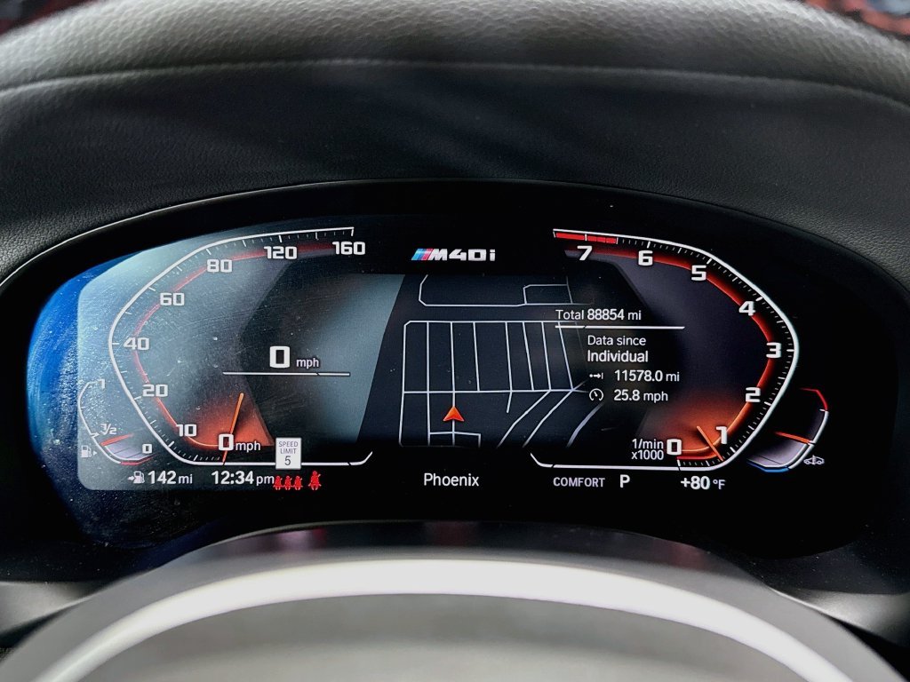 Used 2022 Gray Metallic BMW M40i image 33
