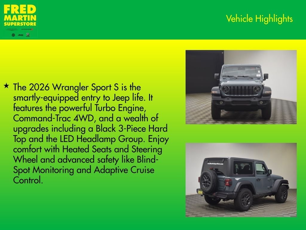 2026 Jeep Wrangler 2-Door Sport S - Photo 8
