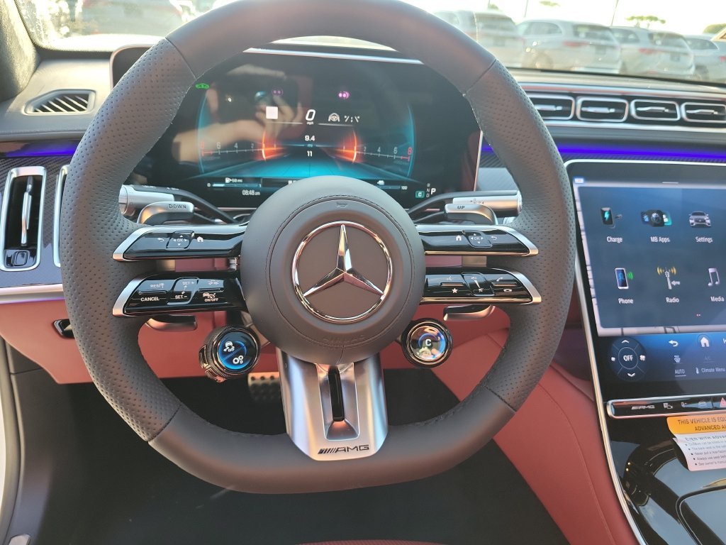 New 2026 MANUFAKTUR Moonlight White Magno Mercedes-Benz AMG® S 63 E 4MATIC® Sedan image 26