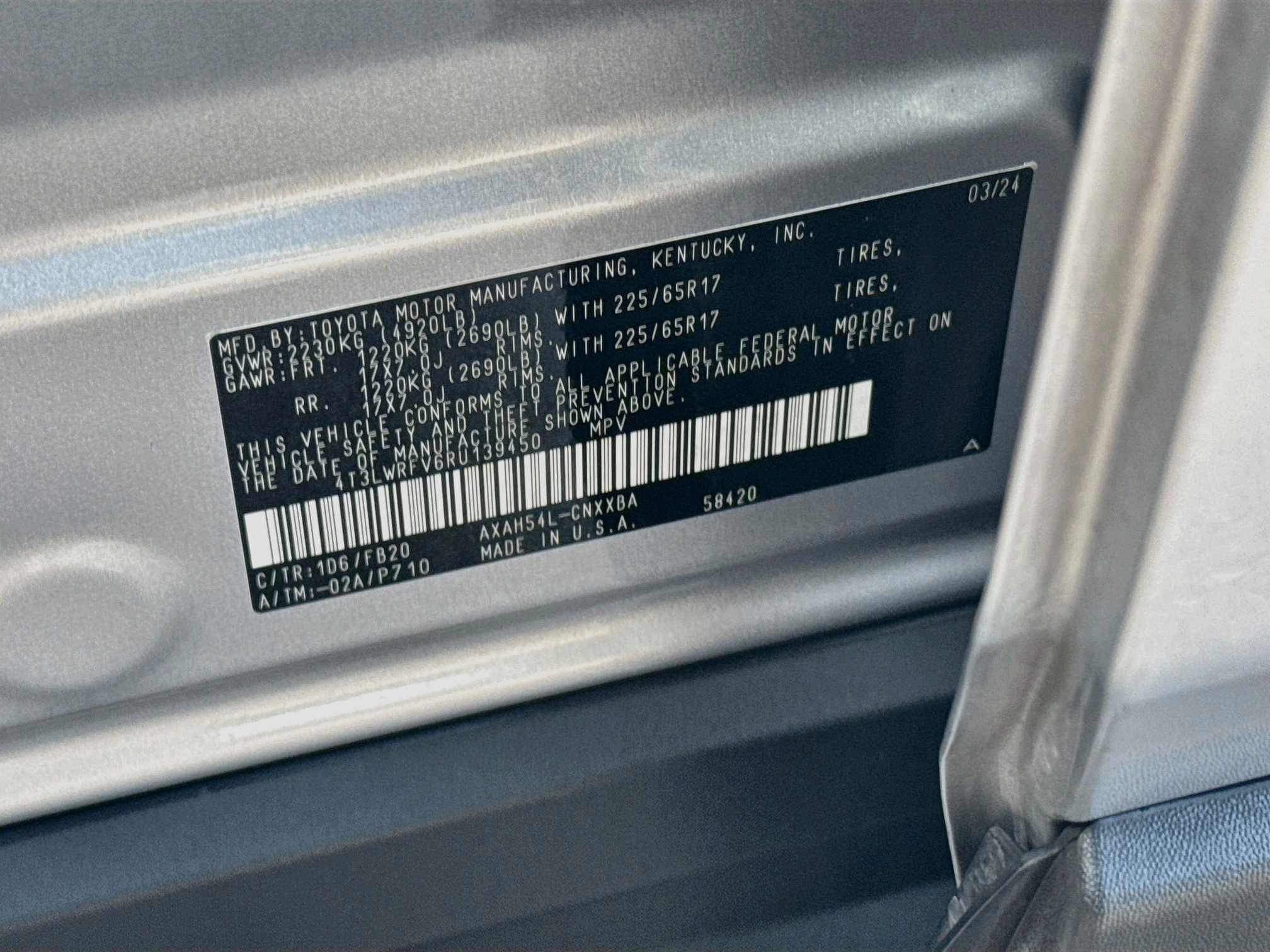 Used 2024 Silver Sky Metallic Toyota Hybrid LE image 35
