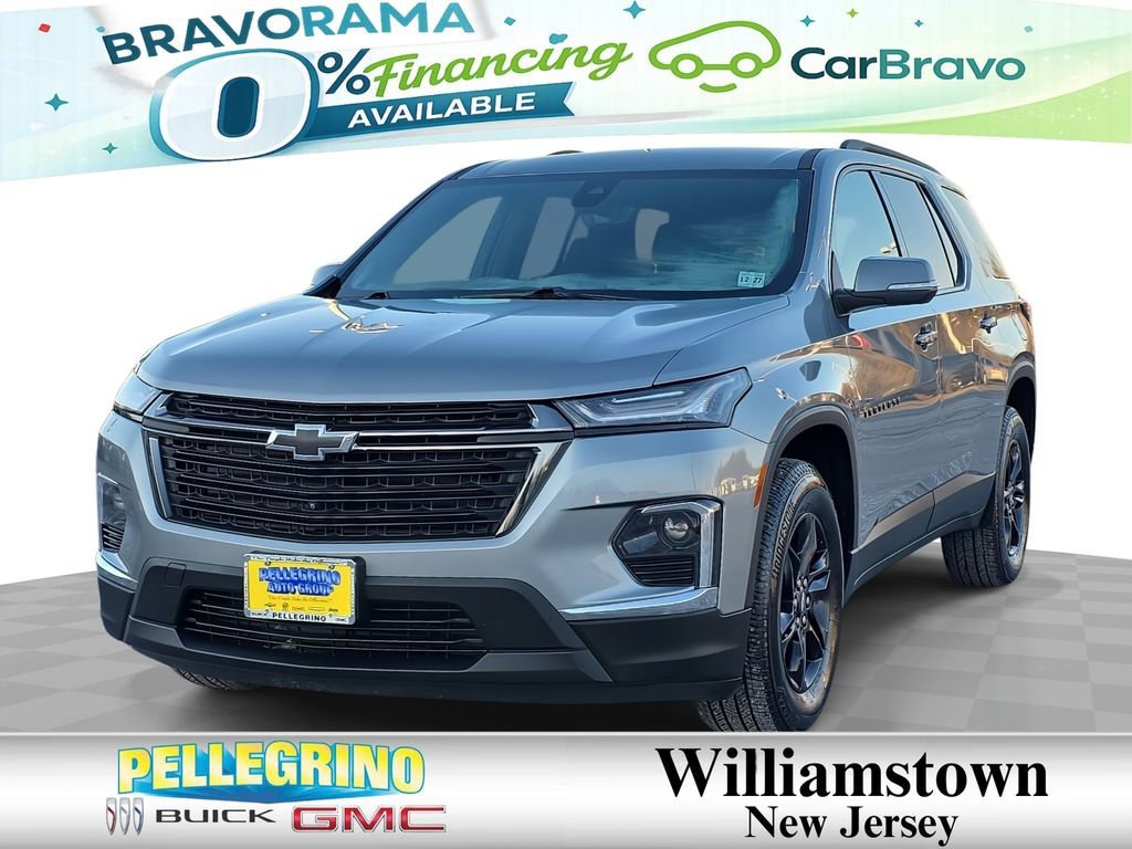 Sterling Gray Metallic 2023 Chevrolet Traverse LT Cloth FWD SUV / Crossover Front-Wheel Drive Automatic