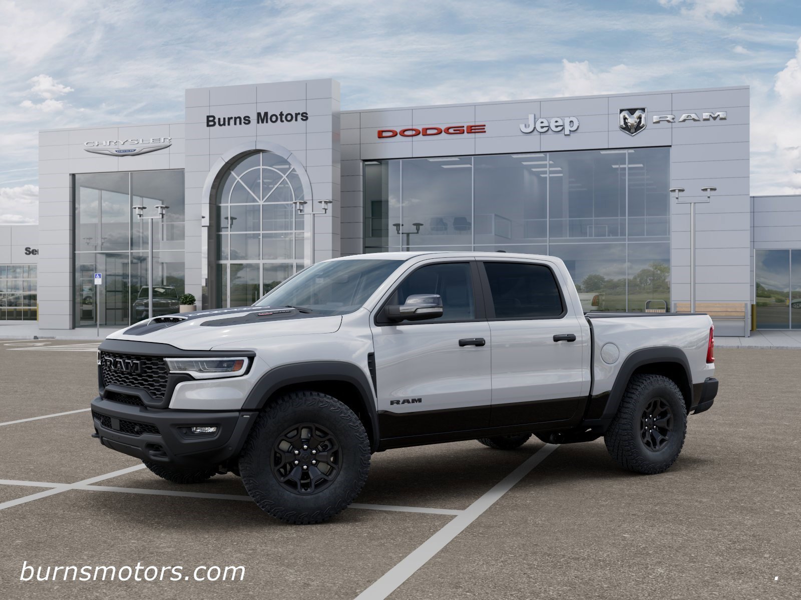 New 2026 Bright White Clear-Coat Exterior Paint Ram RHO image 2