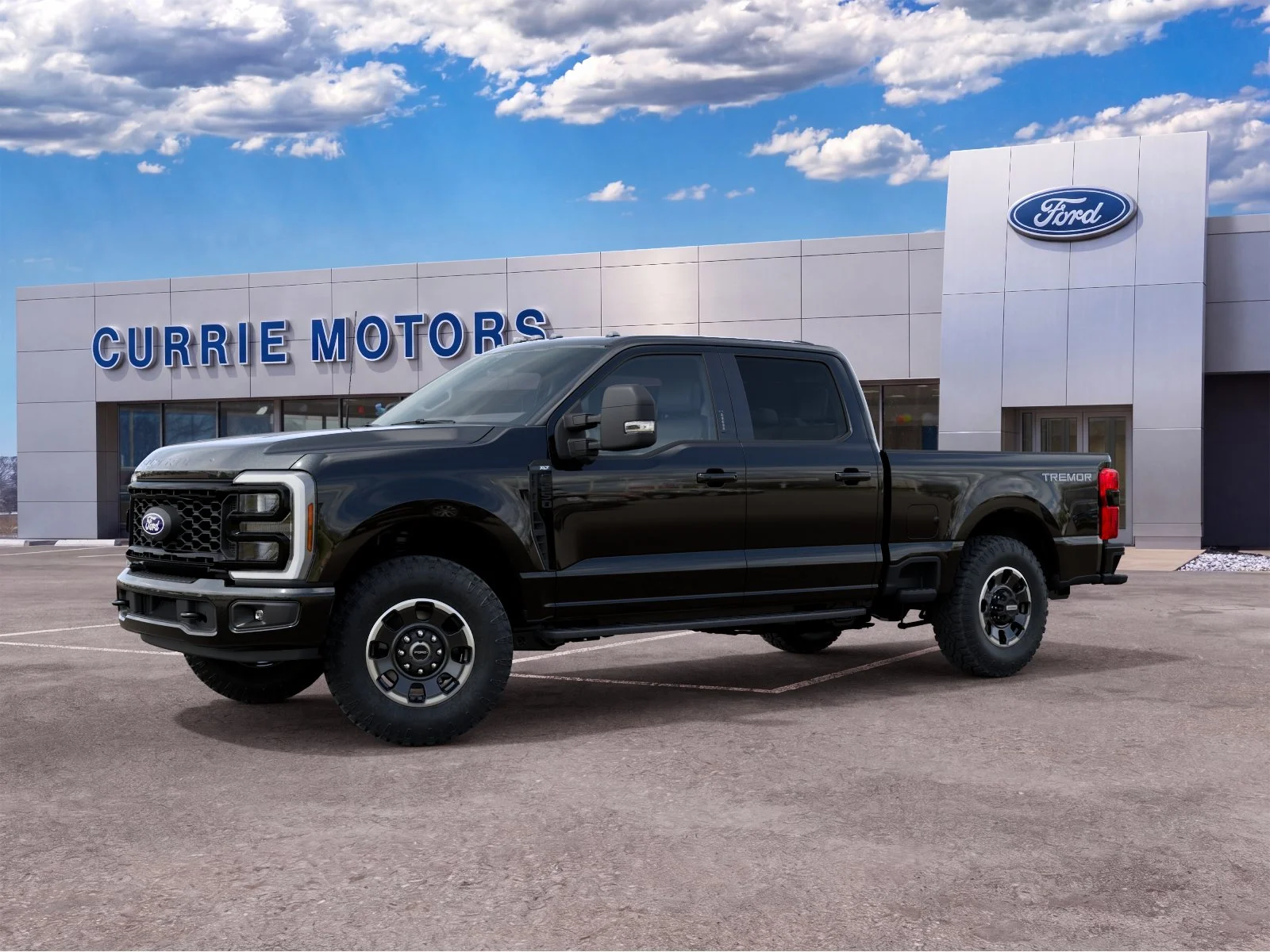 New 2027 Agate Black Metallic Ford XLT image 1
