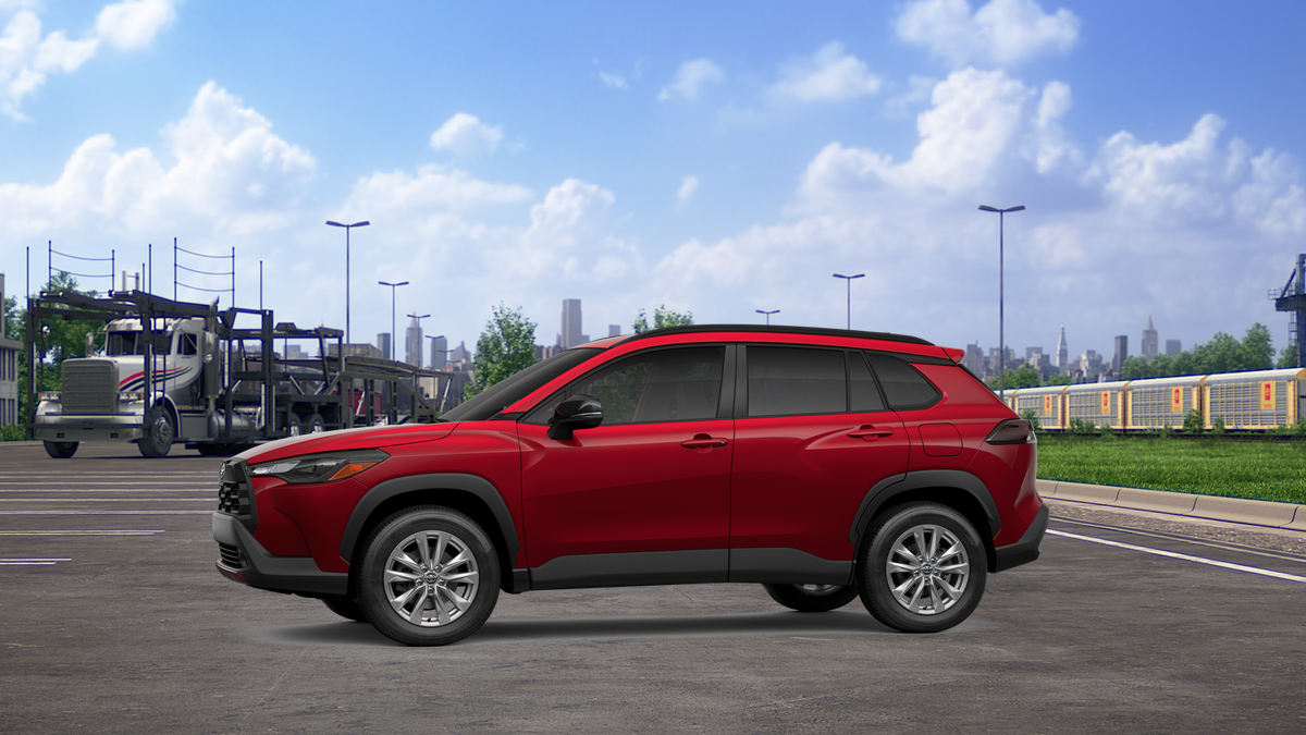 New 2026 Soul Red Crystal Toyota LE image 3