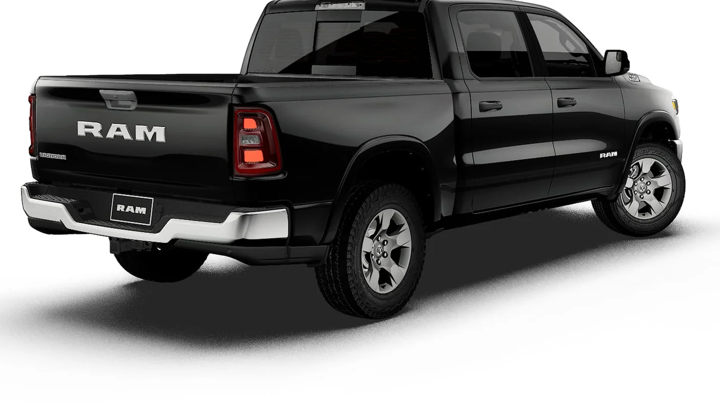 New 2027 Diamond Black Crystal Pearl-Coat Exterior Paint RAM Big Horn/Lone Star image 28