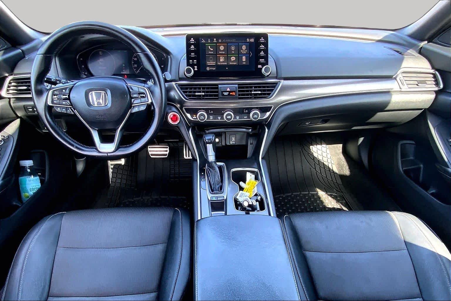 Used 2018 CRYSTAL BLACK PEARL Honda Sport 1.5T image 14