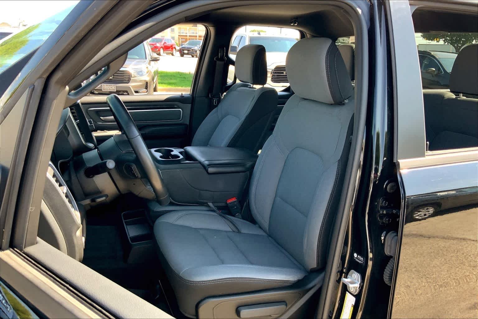 Used 2021 Diamond Black Crystal Pearlcoat Ram Lone Star image 8