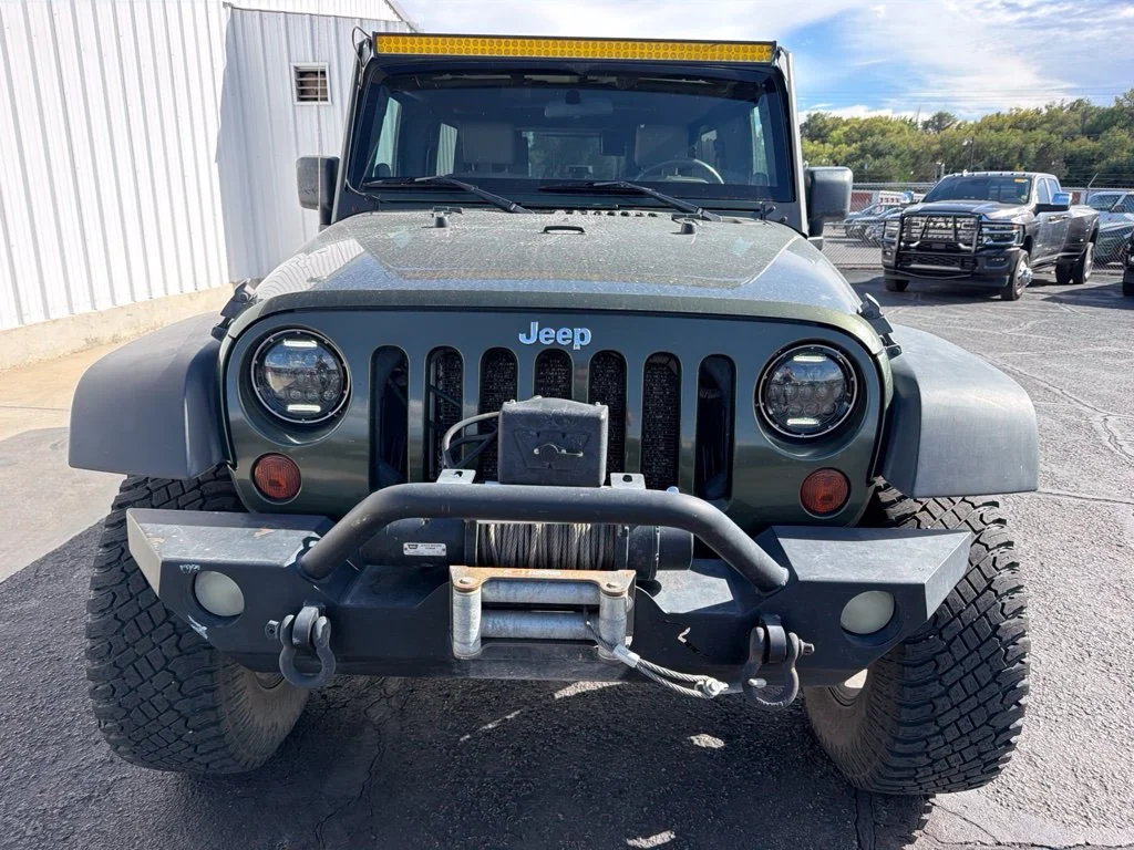 Used 2008 Jeep Green Clearcoat Metallic Jeep Unlimited Rubicon image 3
