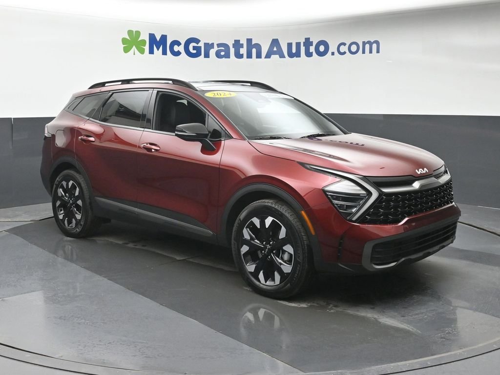 Certified 2024 Kia Sportage X-Line with VIN KNDPYDDH7R7163361 for sale in Marion, IA
