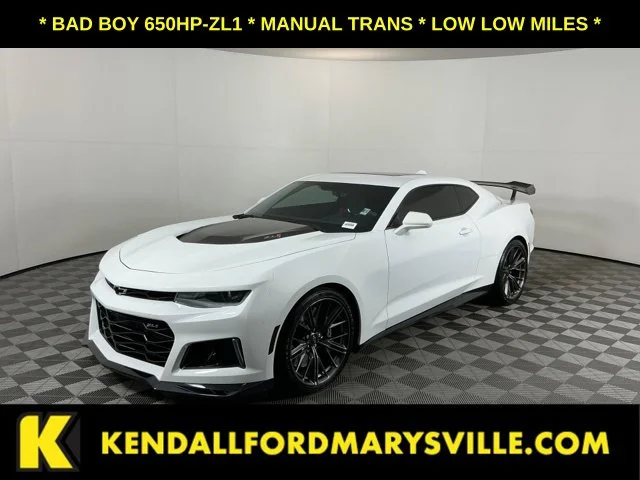 Used 2020 Summit White Chevrolet ZL1 image 1