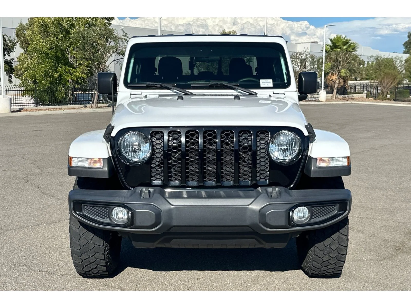 Used 2022 Bright White Clearcoat Jeep Willys image 9
