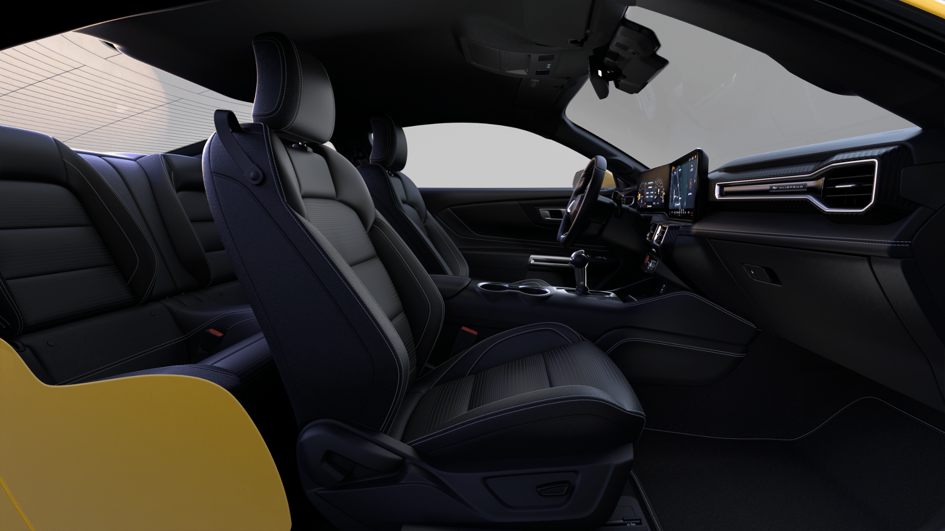 New 2024 Yellow Splash Metallic Ford EcoBoost® Premium Fastback image 6
