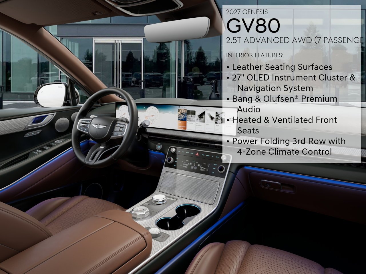 New 2027 Black Genesis 2.5T ADVANCED image 17