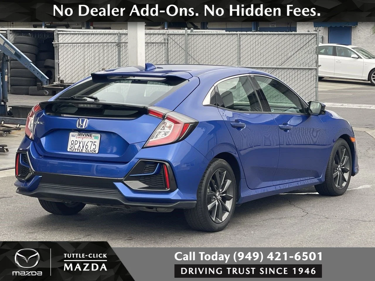 Used 2020 Blue Honda EX image 15