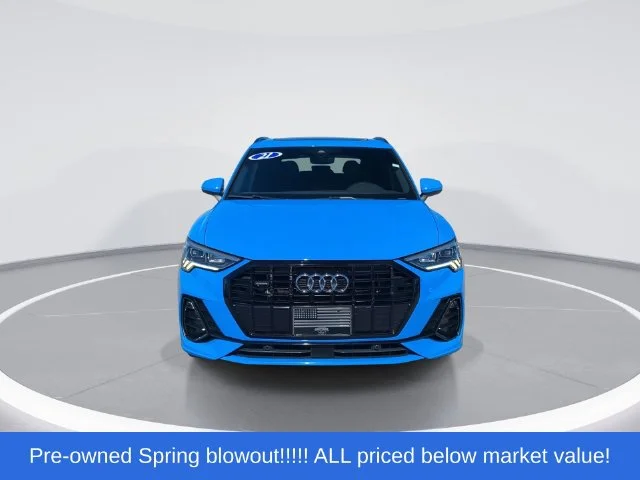 Used 2021 Blue Audi Premium Plus image 3