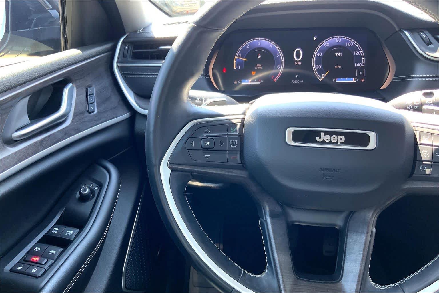 Used 2021 Baltic Gray Metallic Clearcoat Jeep Limited image 24