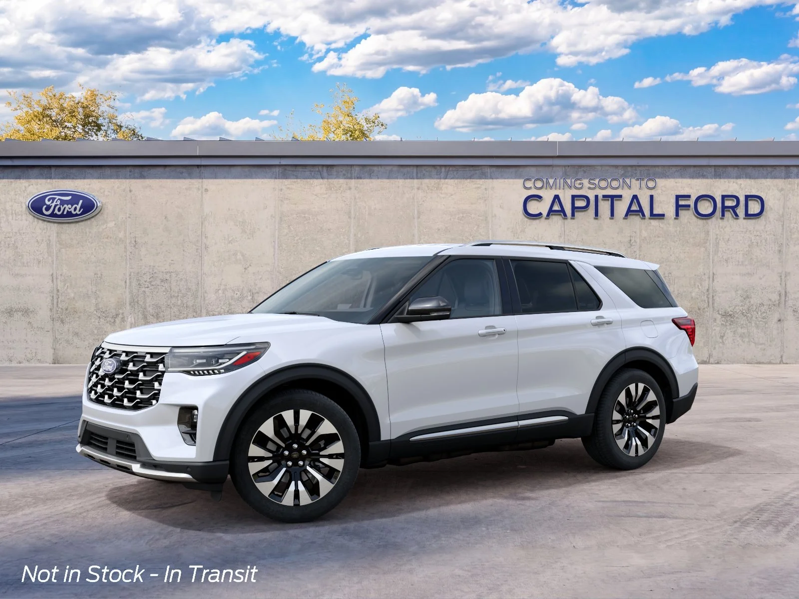 New 2027 Star White Metallic Tri-Coat Ford Platinum™ image 28