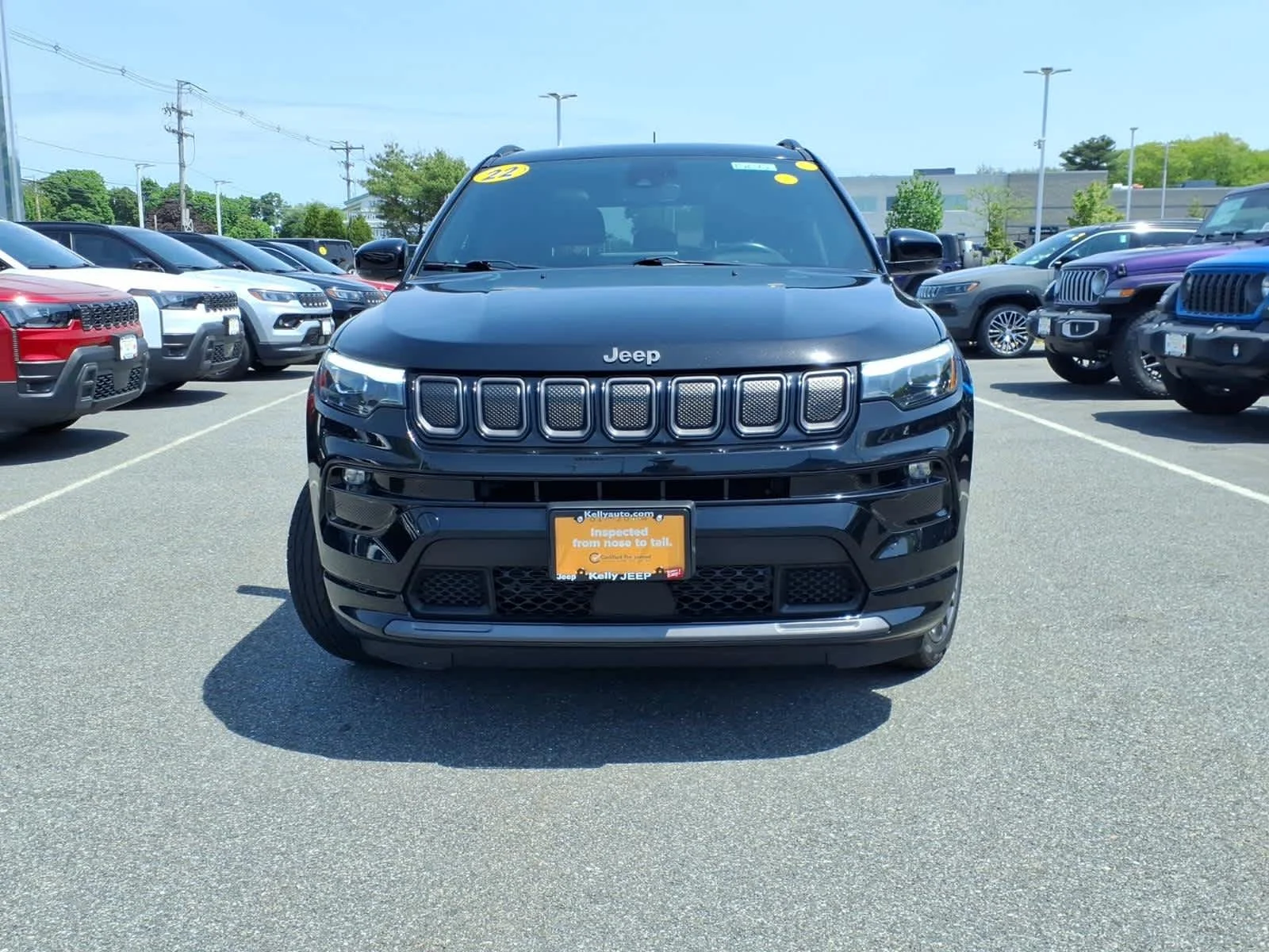 Certified Used 2022 Diamond Black Crystal Pearlcoat Jeep High Altitude image 3