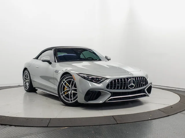 Mercedes-Benz S-Class 1/18 イリジウムシルバーメタ Pre-Owned 2024 Mercedes-Benz SL-Class SL 55 AMG® 2D Convertible in