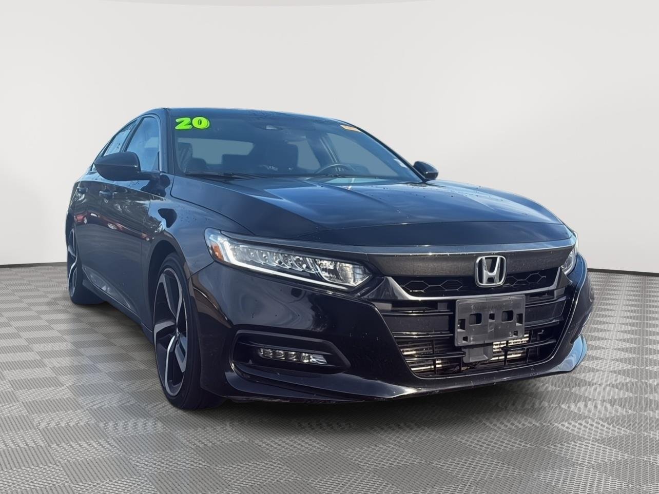 Used 2020 Crystal Black Pearl Honda Sport image 1