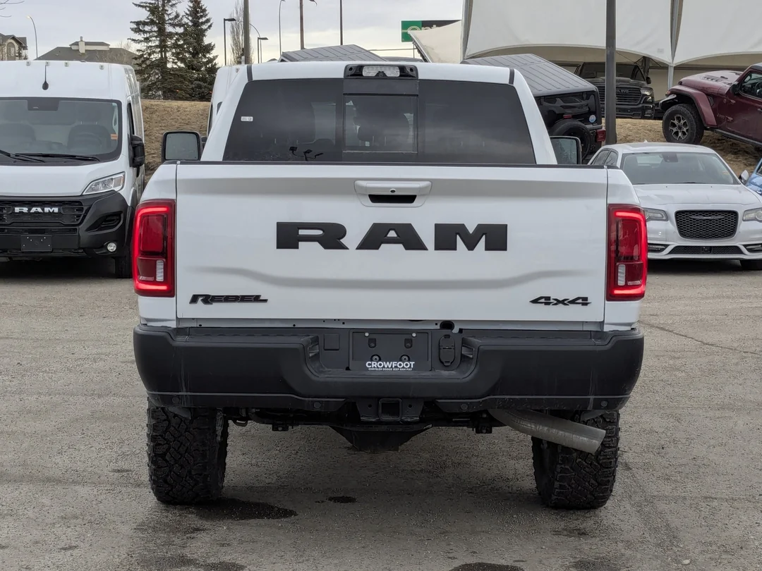 New 2026 White RAM Rebel - - 4x4 - 6.7L Cummins HO Diesel - Level 1 Grp - 5th Wheel Tow Grp & More! image 7