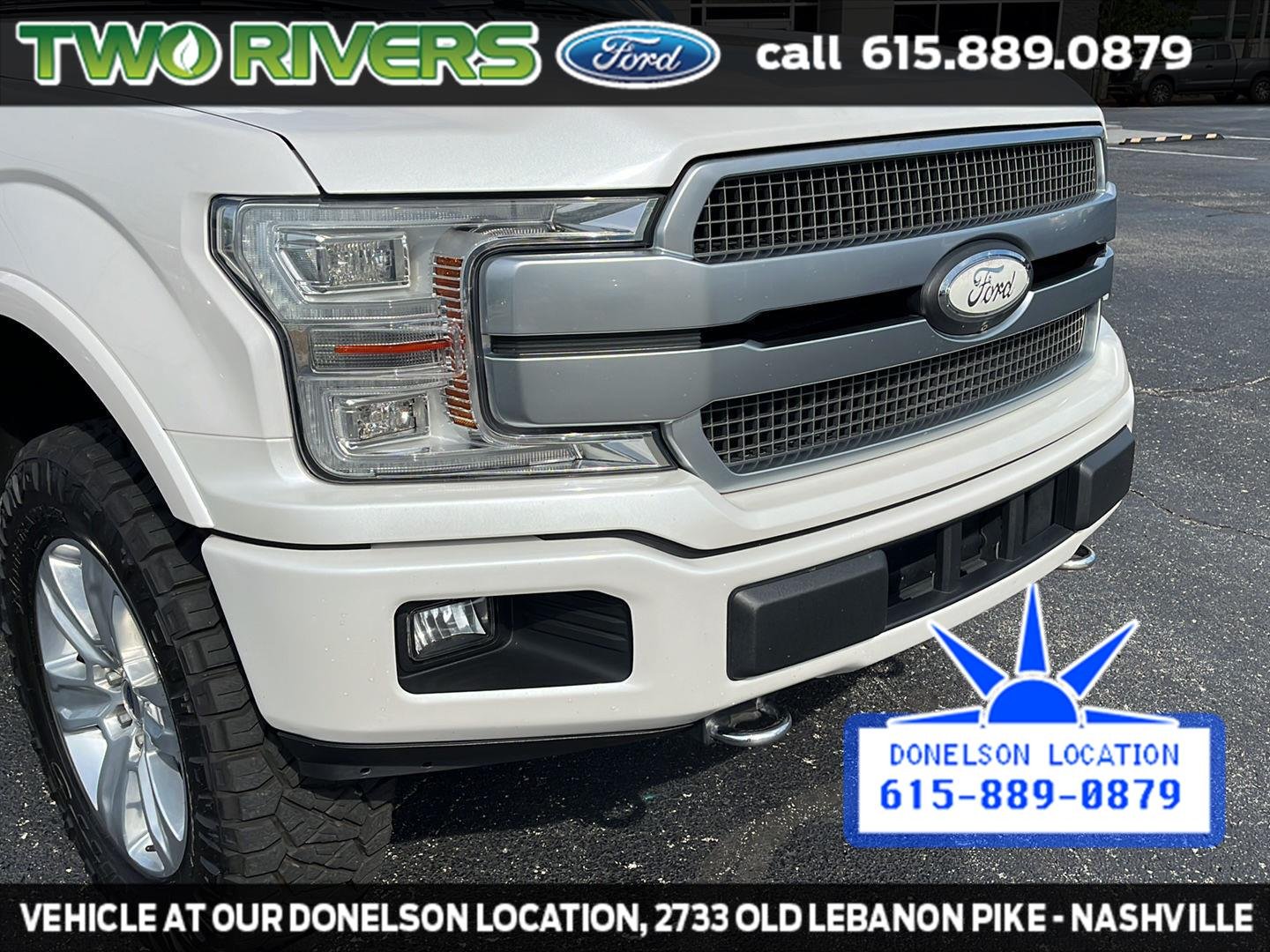 Used 2018 White Platinum Tri-Coat Metallic Ford Platinum image 19