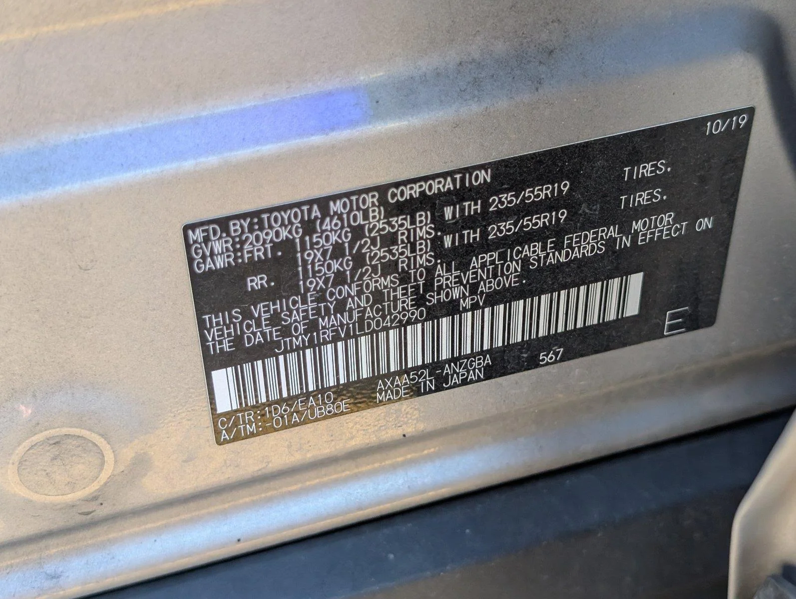 Used 2020 Silver Sky Metallic Toyota Limited image 15