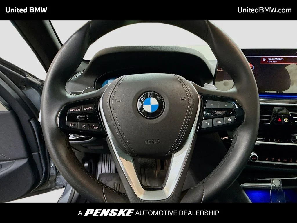 Used 2023 Gray Metallic BMW 530i image 6
