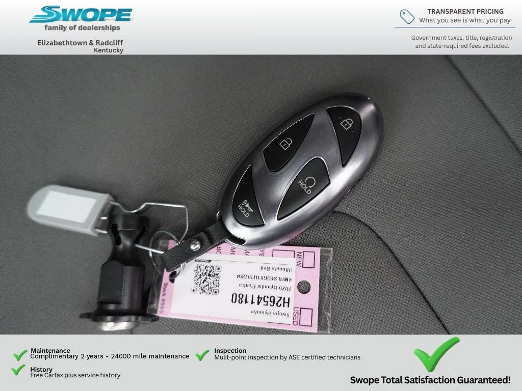 New 2026 Ultimate Red Hyundai SEL Sport Premium image 30