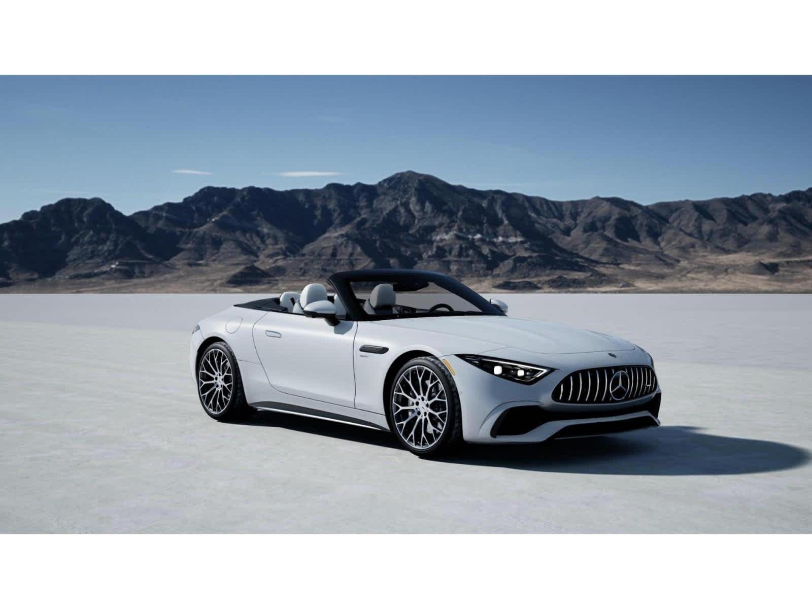 New 2027 MANUFAKTUR Moonlight White Metallic Mercedes-Benz AMG® SL 43 Roadster image 11