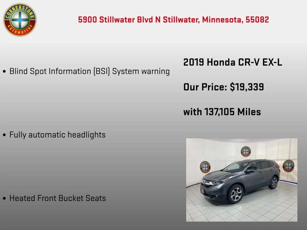 Used 2019 Gray Honda EX-L image 15