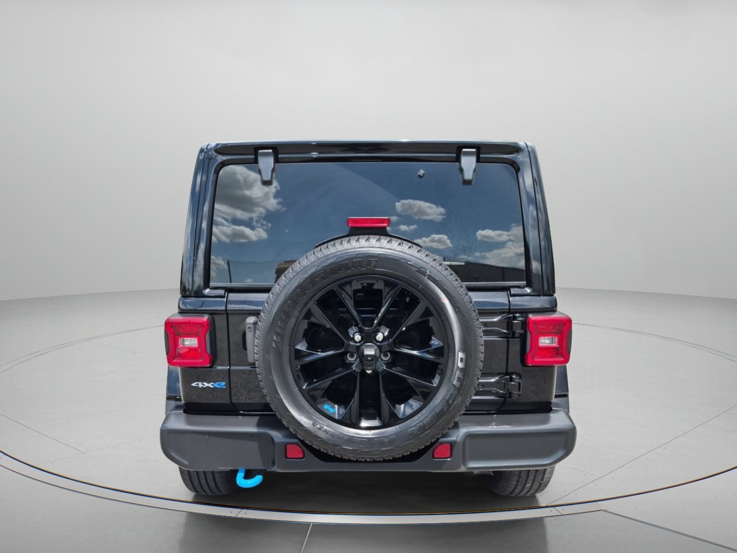 Used 2022 Black Clearcoat Jeep Unlimited Sahara 4xe image 2