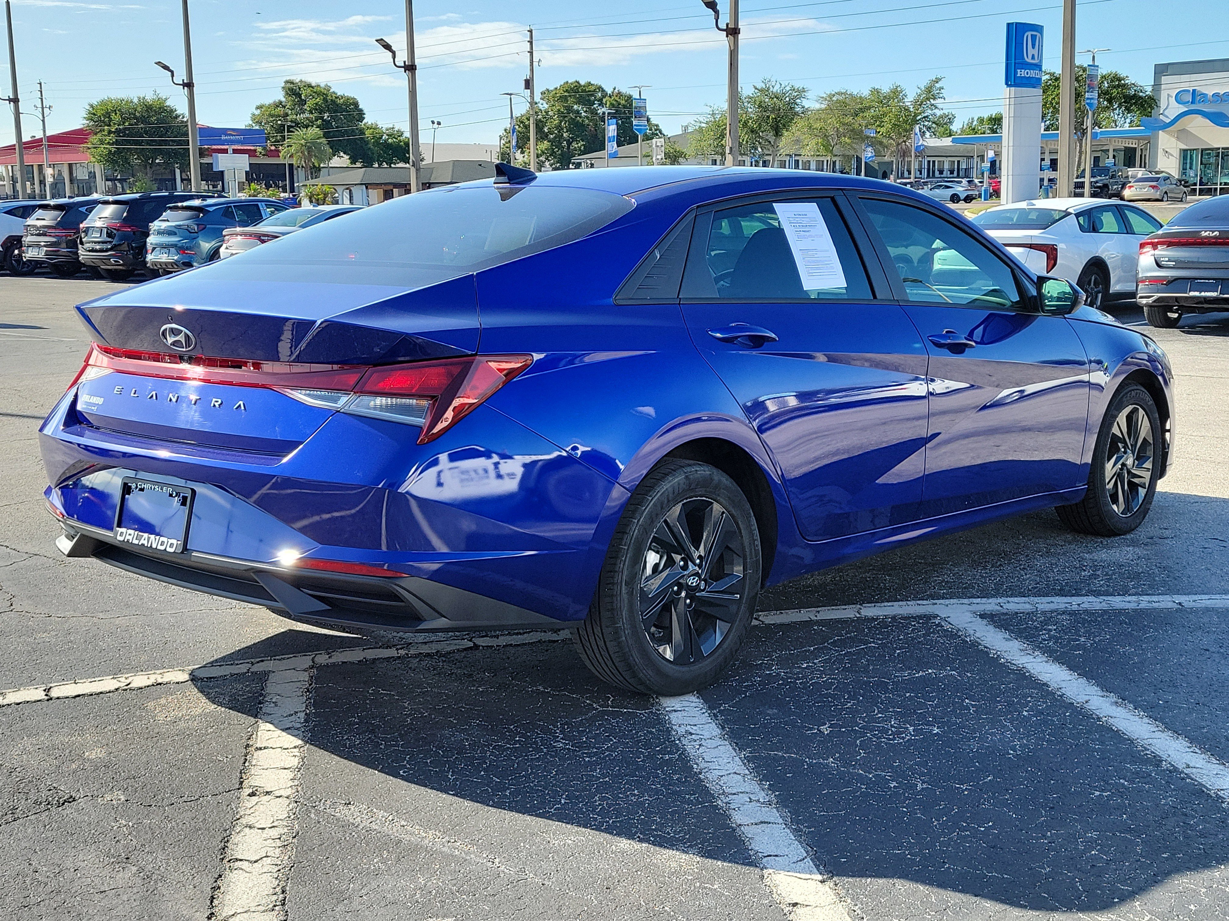 Used 2023 Intense Blue Hyundai SEL image 7