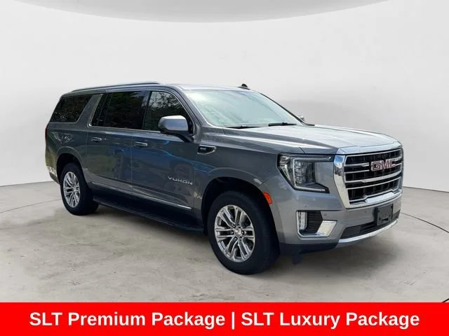 Used 2022 Satin Steel Metallic GMC SLT image 5