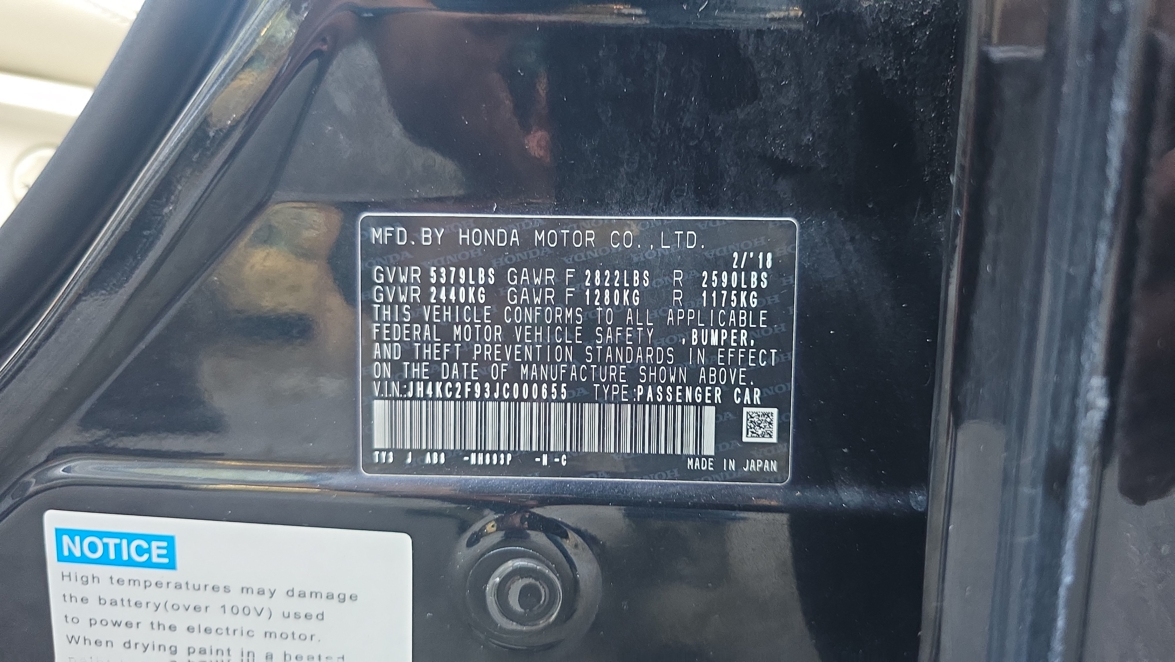 Used 2018 Black Acura SH-AWD Sport Hybrid w/Advance Pkg image 31