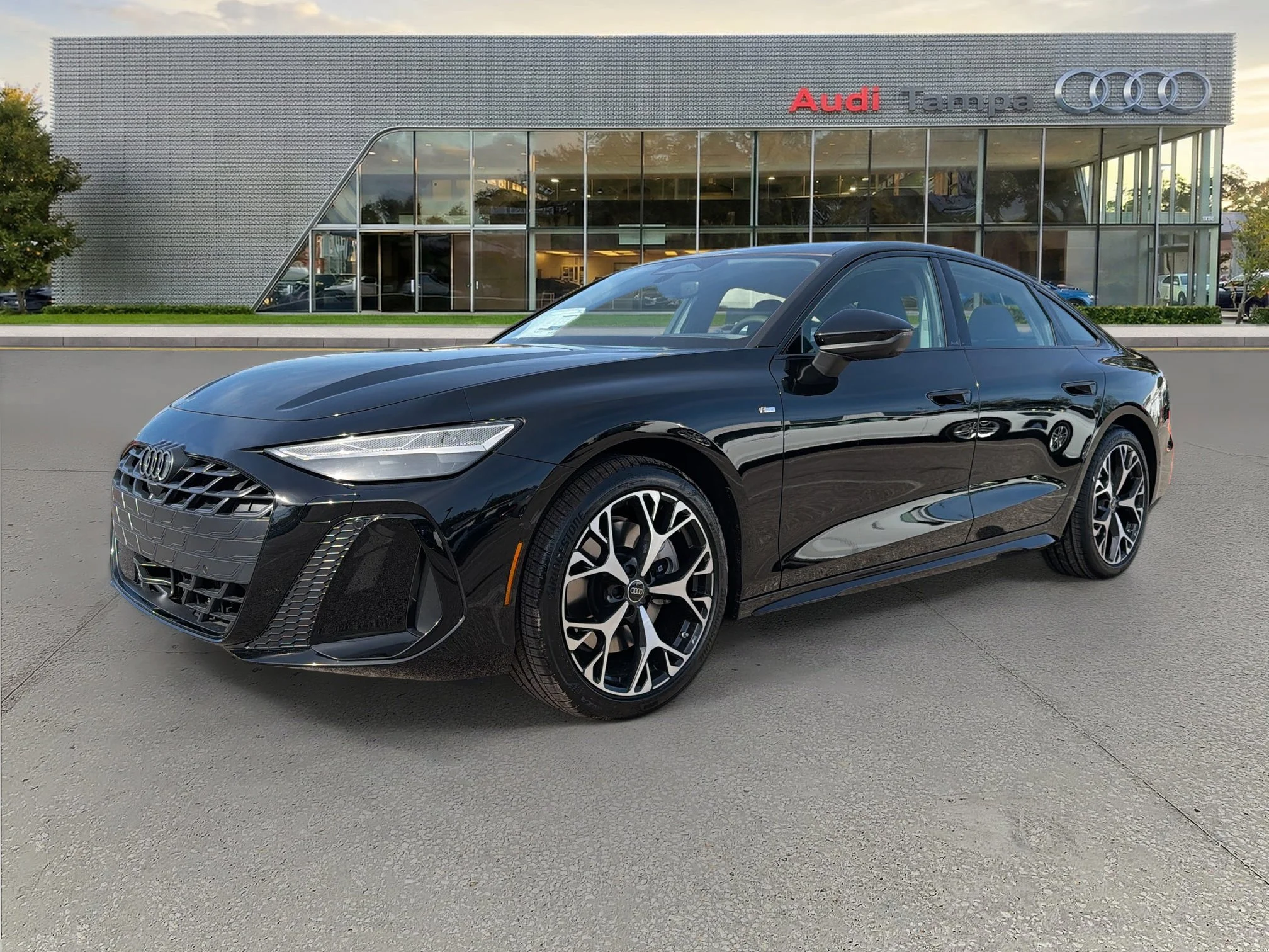 New 2026 Mythos Black Metallic Audi Premium Plus image 7