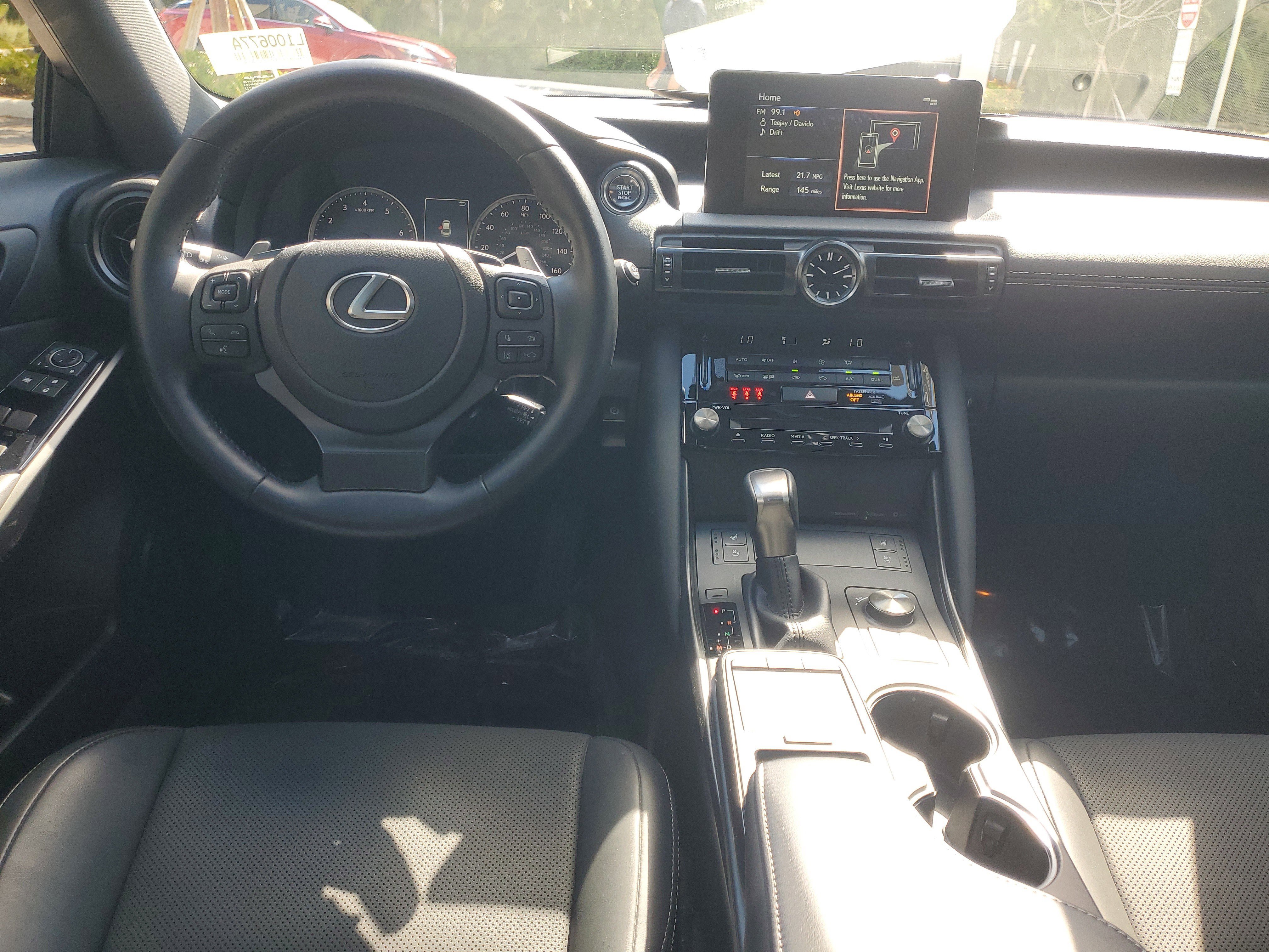 Certified Used 2023 EMINENT WHITE PEARL Lexus IS 300 image 9