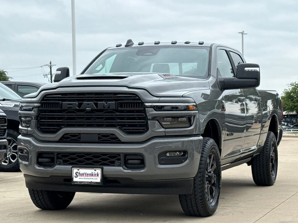 New 2026 Ceramic Gray Clear-Coat Exterior Paint RAM Laramie image 3