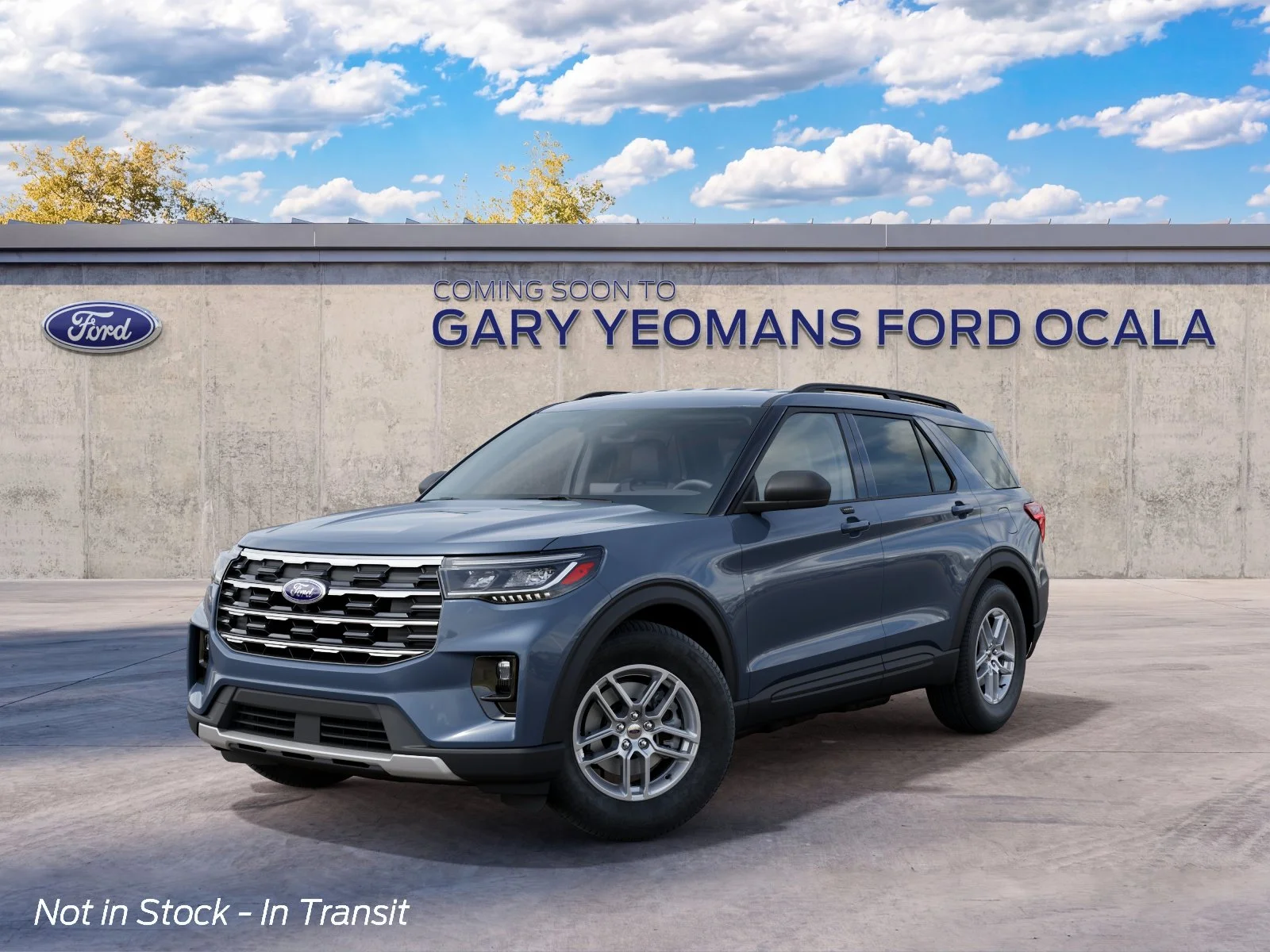 New 2027 Vapor Blue Metallic Ford Active image 2