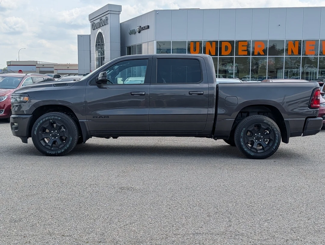 New 2026 Grey RAM Sport - - 3.0L Hurricane T-Turbo - Cloth/Vinyl Bucket Seats - Steel Standard Hood & More! image 5