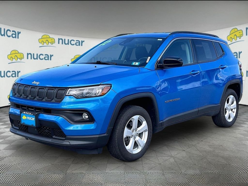 Used 2022 Laser Blue Jeep Latitude image 3