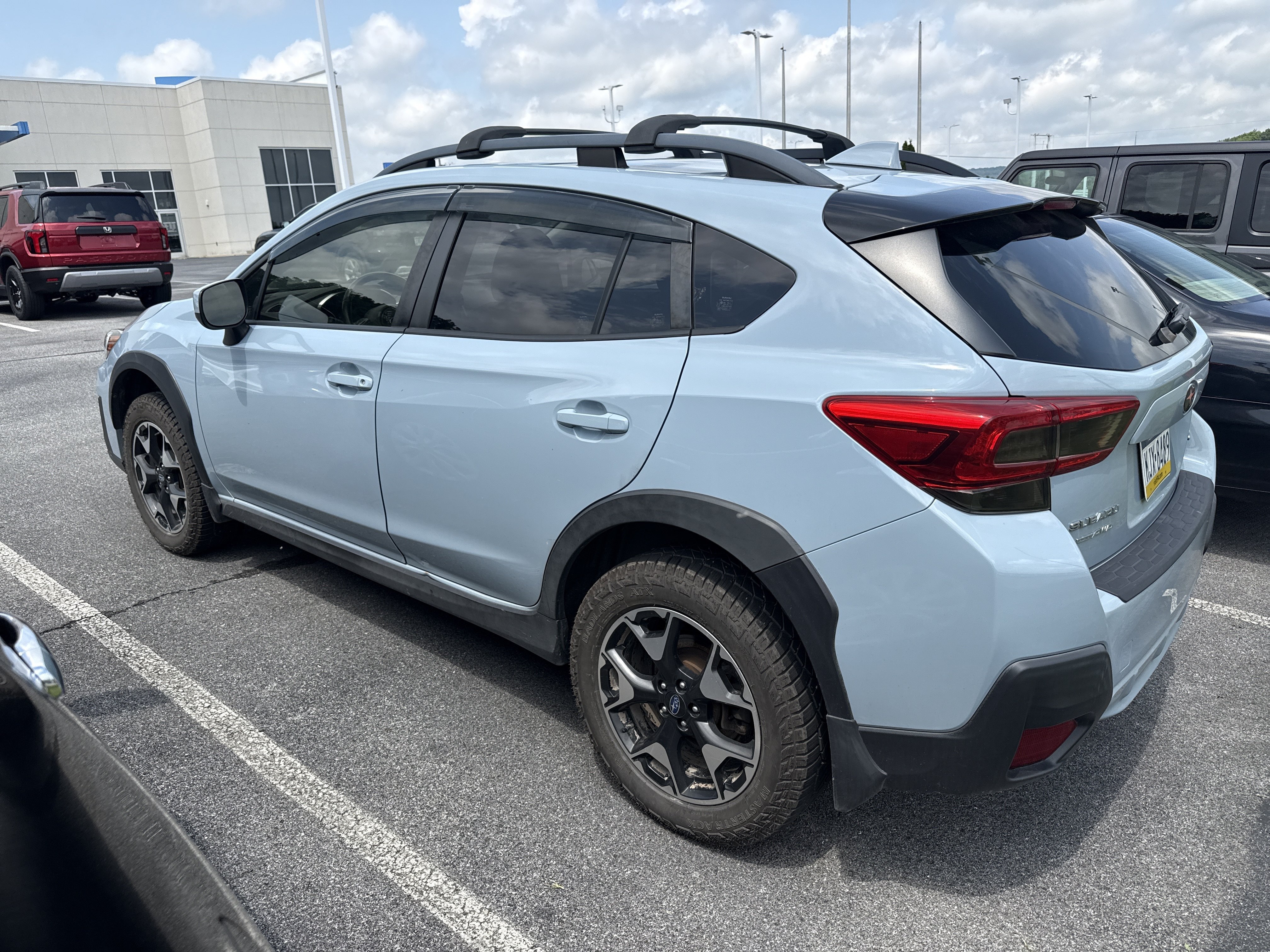 Used 2019 Cool Gray Khaki Subaru Premium image 1