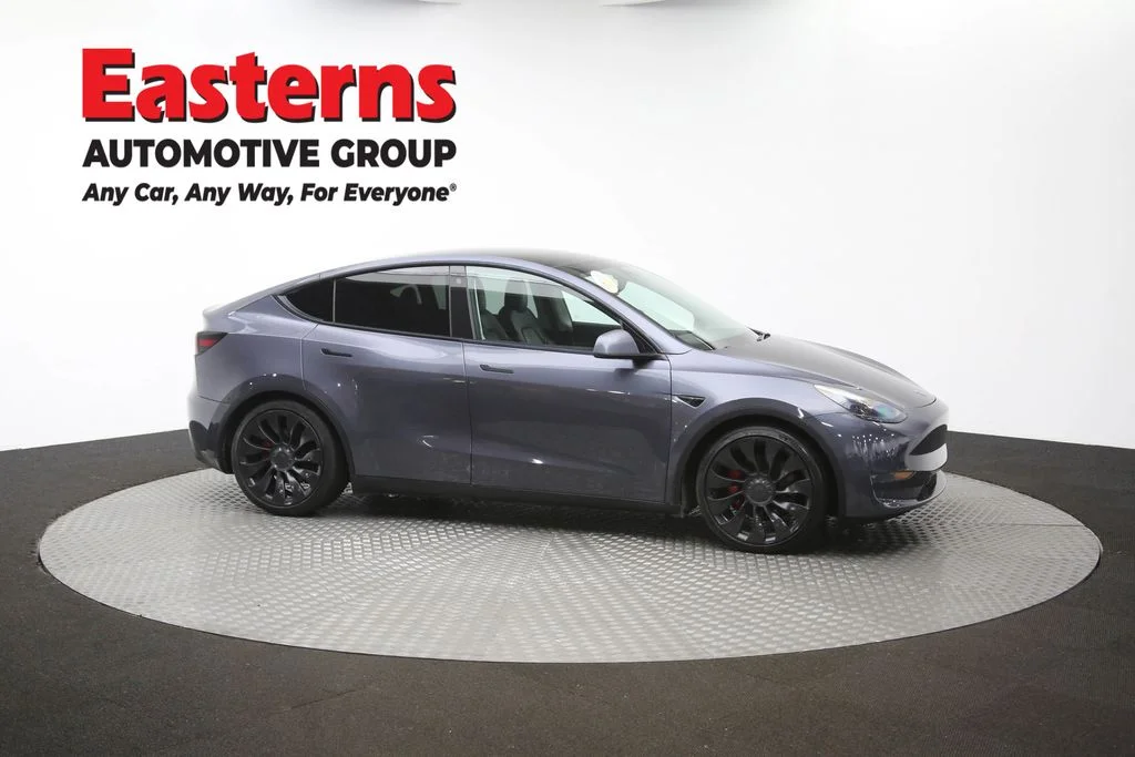 Used 2022 Gray Tesla Performance image 43