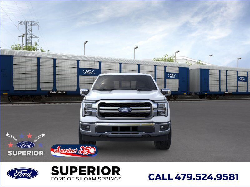 New 2026 Star White Metallic Tri-Coat Ford LARIAT image 6
