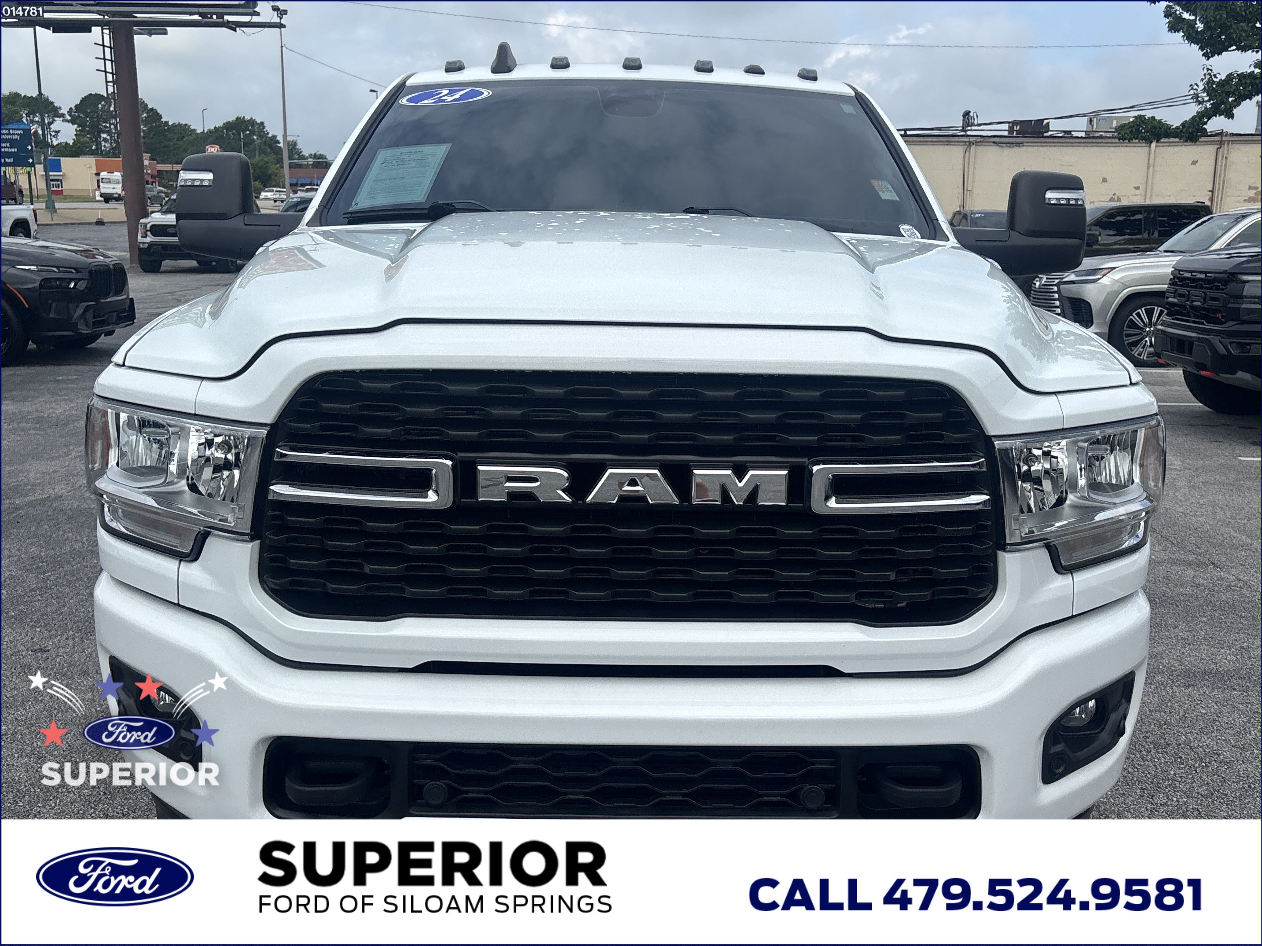 Used 2024 Bright White Clearcoat Ram Big Horn image 13